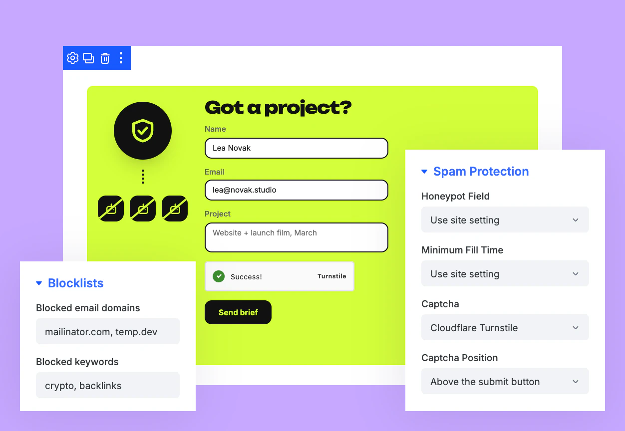divi-contact-form-spam-protection Divi Contact Form Spam Protection With Honeypot, Blocklist, and Captcha