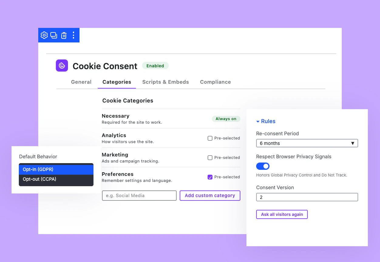 divi-cookie-consent-preferences-panel Divi Cookie Consent Preferences Panel With Category Switches
