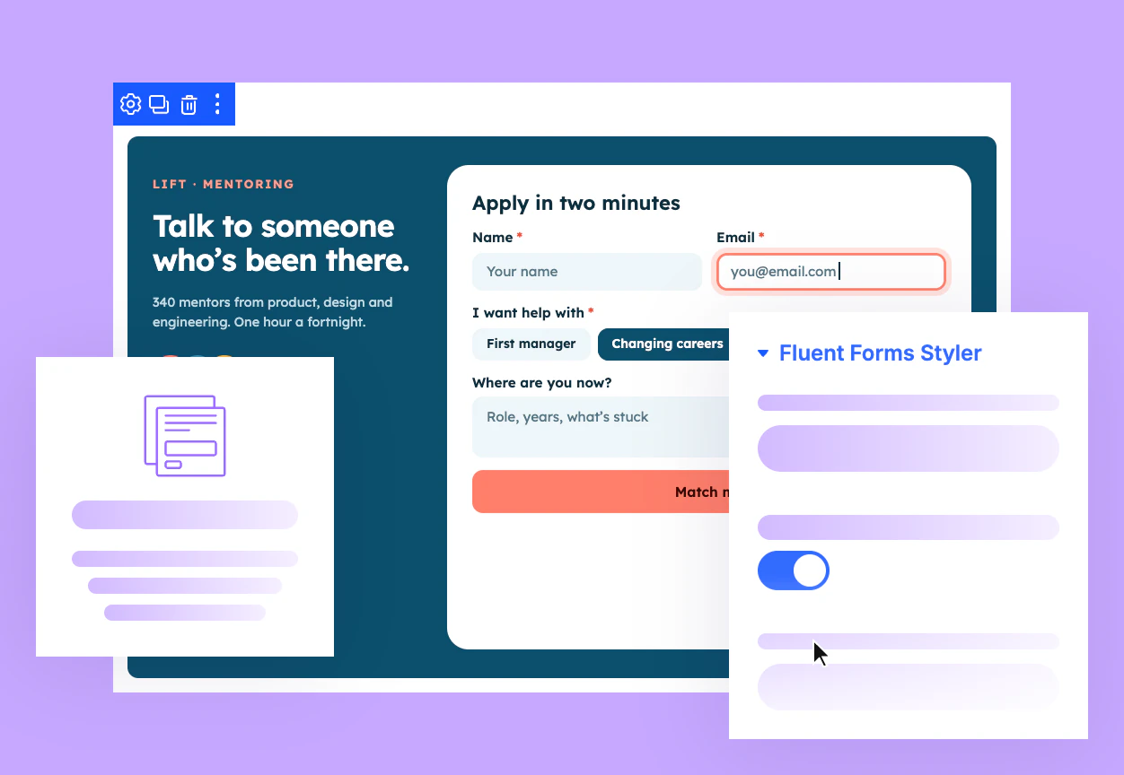 Divi Fluent Forms Styler Module by DiviFlash