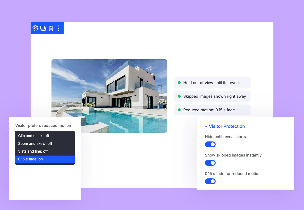 Divi Image Effects Ken Burns Drift Zoom and Drift Time Settings