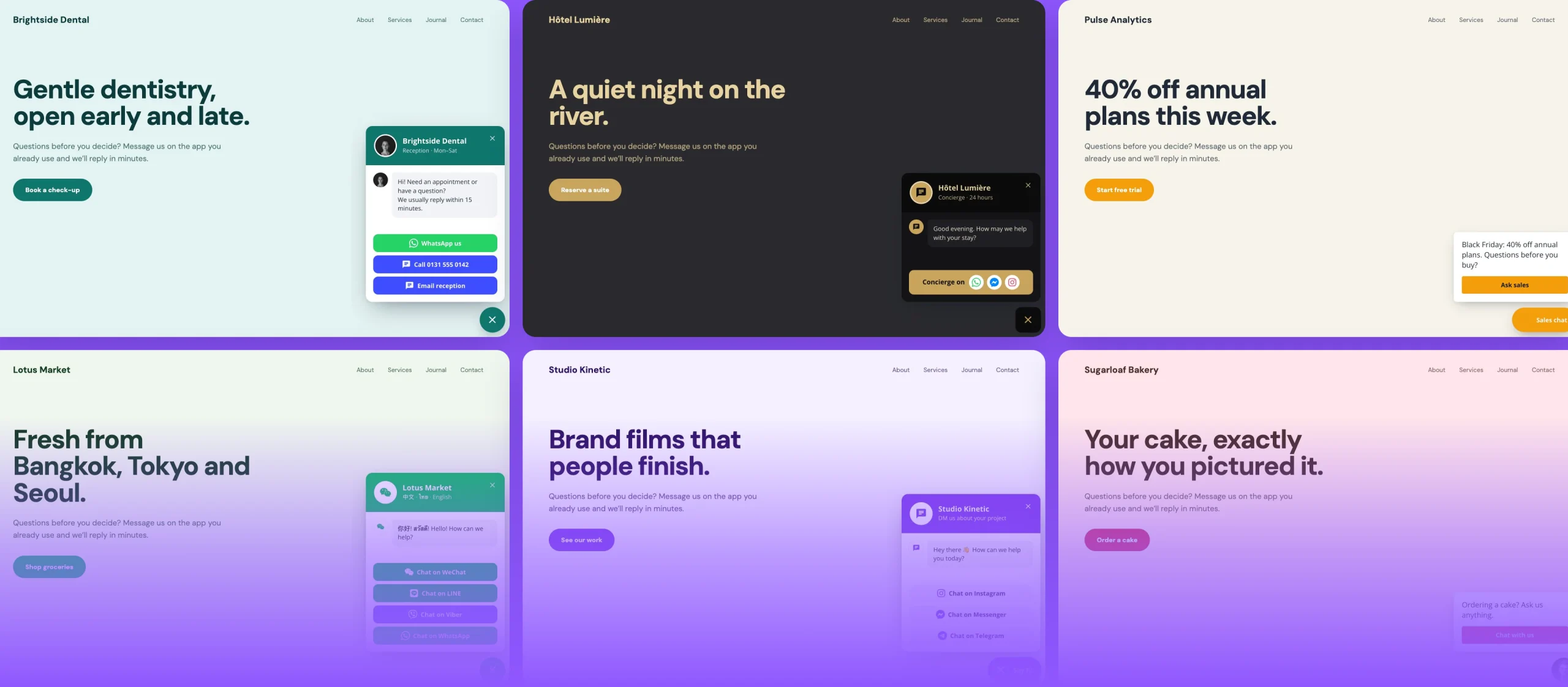 divi-social-chat-layouts Free Divi Social Chat Layouts by DiviFlash